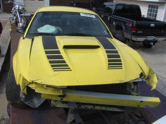 99-04 Ford Mustang Coupe  Manual - Yellow thumbnail 4