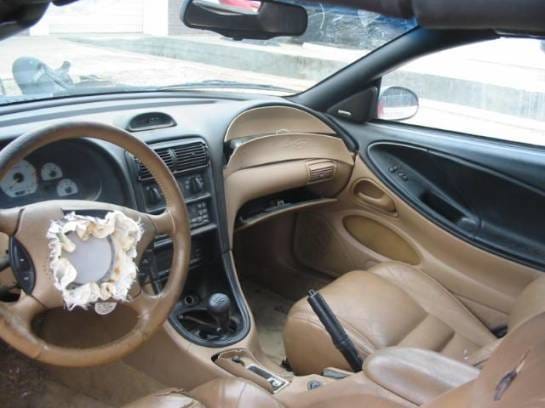 94-98 Ford Mustang Convertible
 5 Manual - Red thumbnail 4