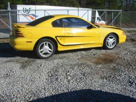 94-98 Ford Mustang Coupe 5 Manual - Yellow thumbnail 2