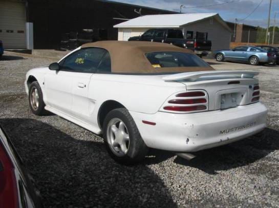 94-98 Ford Mustang Convertible 5 Automatic - White thumbnail 2
