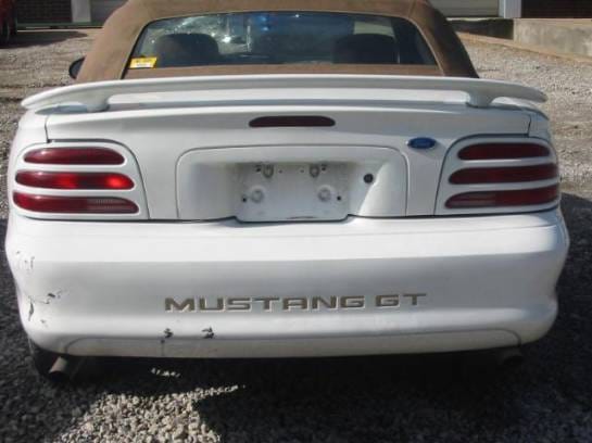 94-98 Ford Mustang Convertible 5 Automatic - White thumbnail 5