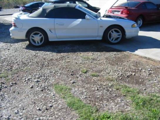 94-98 Ford Mustang Convertible 5 Manual - White