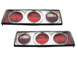1987-1993 Chrome Housing Tail Lights 2pc Set
