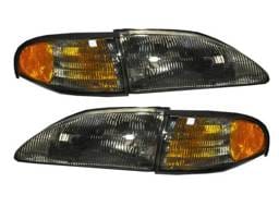 1994-1998 Stock Smoke 4pc Headlight *NEW*