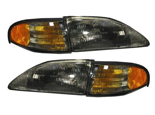 1994-1998 Stock Smoke 4pc Headlight *NEW*