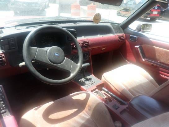 1988 Ford Mustang Convertible LX 2.3L AOD Transmission thumbnail 5