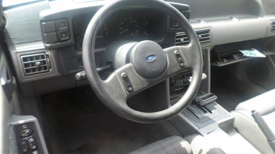 1989 Ford Mustang White Convertible 5.0 AOD Automatic Transmission thumbnail 5