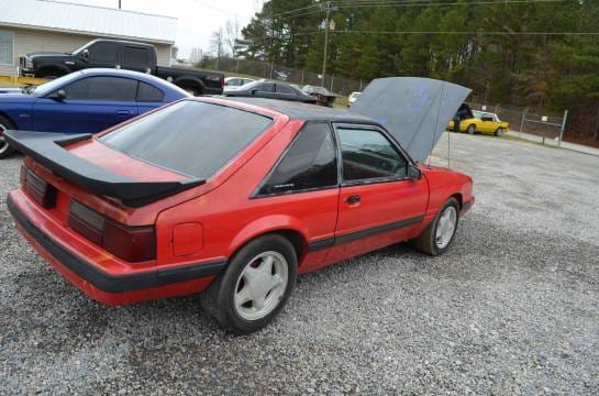 1991 Ford Mustang 5.0 Automatic– Red thumbnail 2