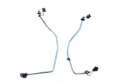 1987-1993 Mustang 5.0L Chrome Fuel Rail Hard Extension Lines 