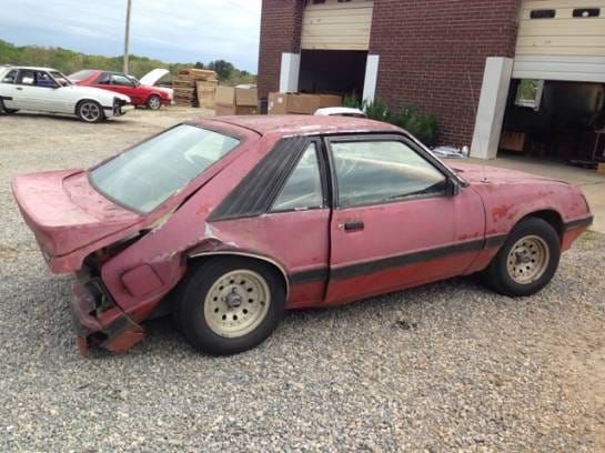 1986 Ford Mustang LX/GT Red thumbnail 2