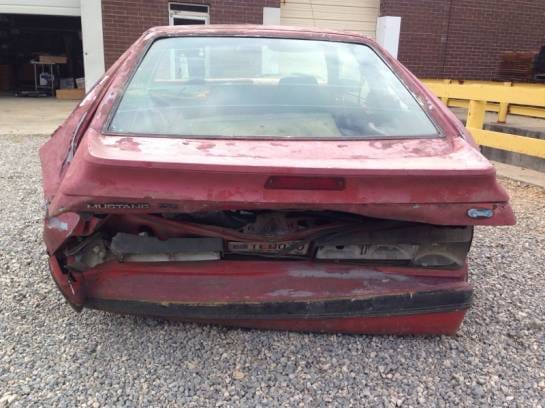 1986 Ford Mustang LX/GT Red thumbnail 3