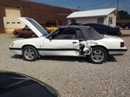 1986 Ford Mustang Convertible White