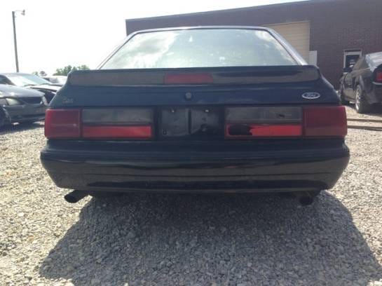 1992 Ford Mustang LX Black thumbnail 3