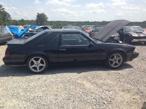 1992 Ford Mustang LX Black thumbnail 2