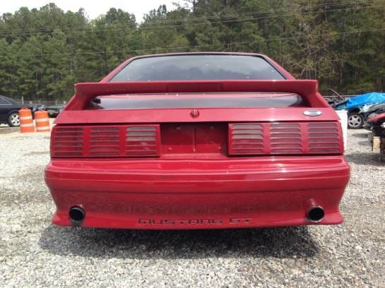 1988 Ford Mustang GT Red  thumbnail 3