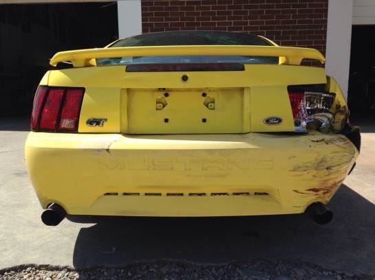 2002 Ford Mustang GT Yellow thumbnail 3