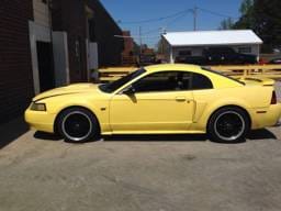 2002 Ford Mustang GT Yellow
