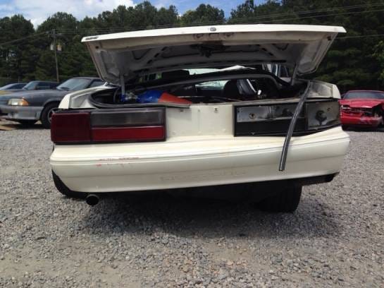 1989 Ford Mustang White thumbnail 3