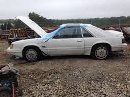 1985 Ford Mustang T-Top White