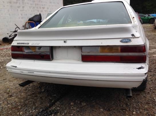 1985 Ford Mustang T-Top White thumbnail 5