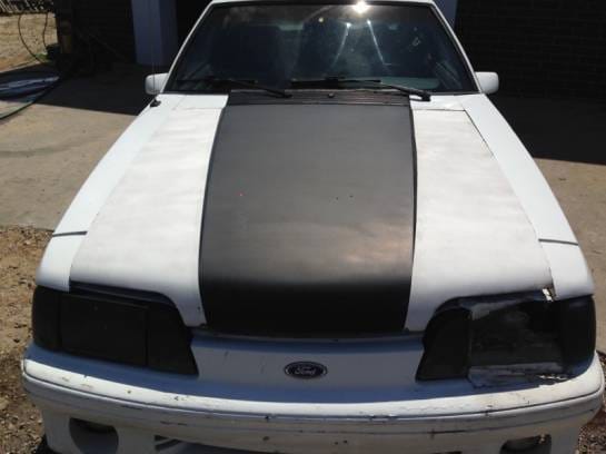 1989 Ford Mustang GT White thumbnail 4