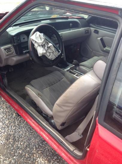 1992 Ford Mustang LX Red thumbnail 4