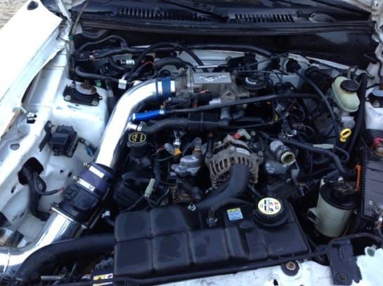 2002 Ford Mustang GT White thumbnail 6
