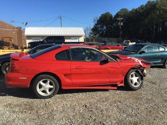 1995 Ford Mustang GT Red thumbnail 2