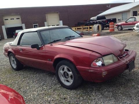 1992 Ford Mustang LX Convertible  thumbnail 2