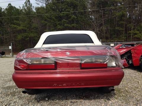 1992 Ford Mustang LX Convertible  thumbnail 4