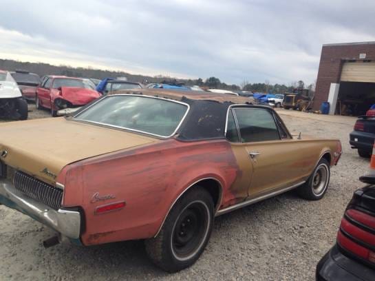 1968 Mercury Cougar XR7 thumbnail 3
