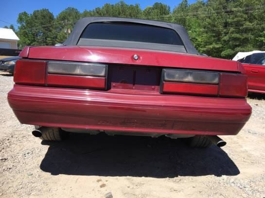 1989 Ford Mustang LX Convertible  thumbnail 3