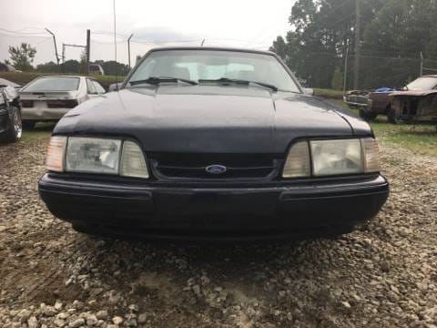 1989 Ford Mustang Hatchback Blue  thumbnail 4