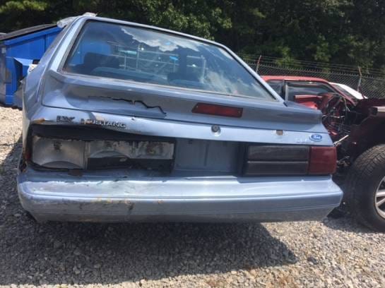 1986 Ford Mustang Hatch Light Blue thumbnail 3