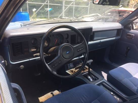 1986 Ford Mustang Hatch Light Blue thumbnail 6