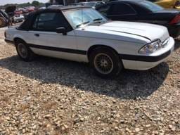1990 Ford Mustang Convertible White