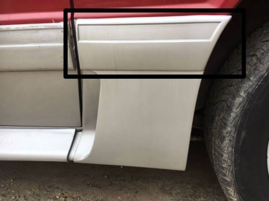 1987-1993 GT Left Side Quarter Molding
