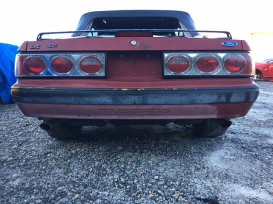 1991 Ford Mustang LX Convertible  thumbnail 4
