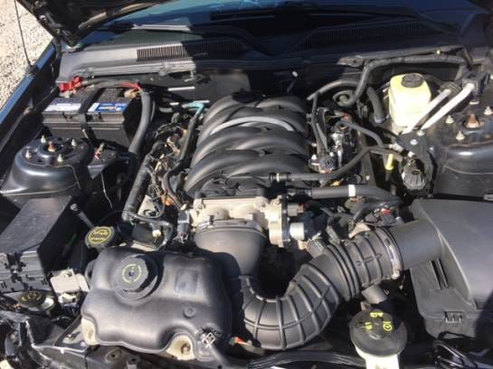2005 Ford Mustang GT Black thumbnail 7