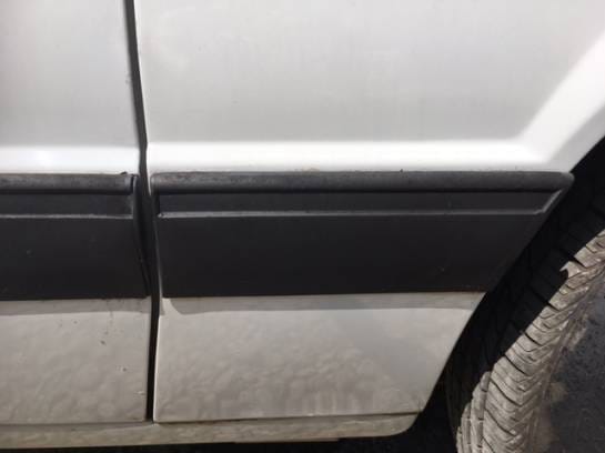 1987-1993 LX Left Side Quarter Molding Front