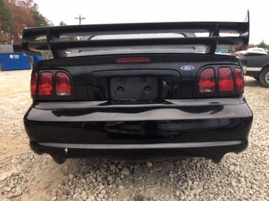 1996 Ford Mustang GT Black Convertible thumbnail 3