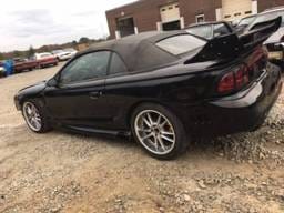 1996 Ford Mustang GT Black Convertible