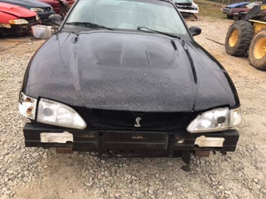 1996 Ford Mustang GT Black Convertible thumbnail 4