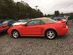 2003 Ford Mustang Convertible Red
