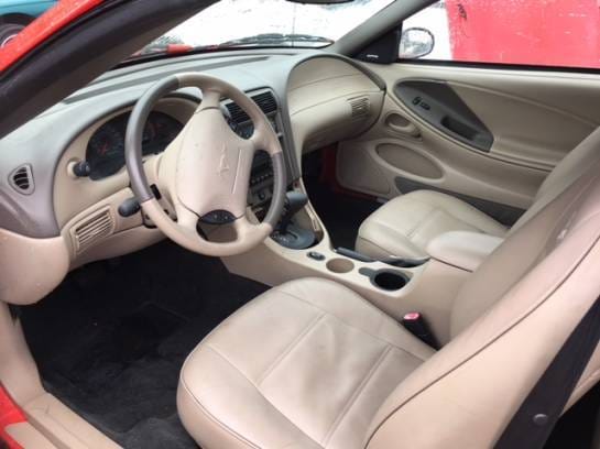 2003 Ford Mustang Convertible Red thumbnail 7