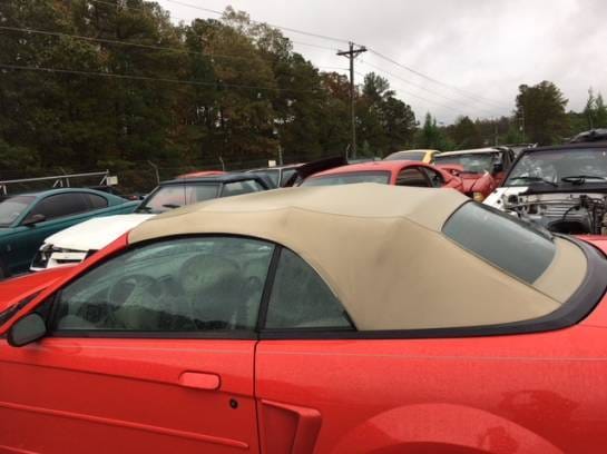 2003 Ford Mustang Convertible Red thumbnail 5