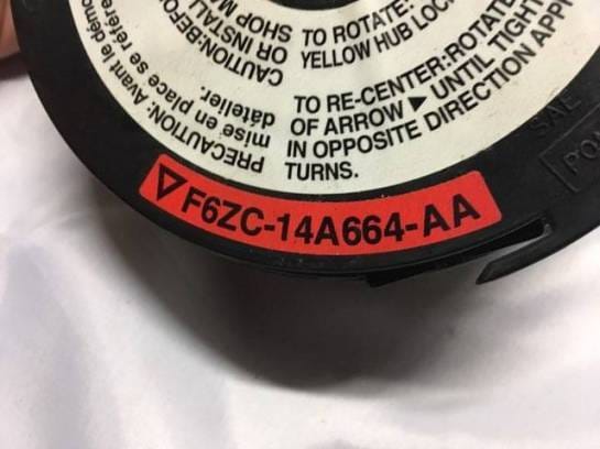 1996 Ford Mustang Air Bag Clock Spring thumbnail 2