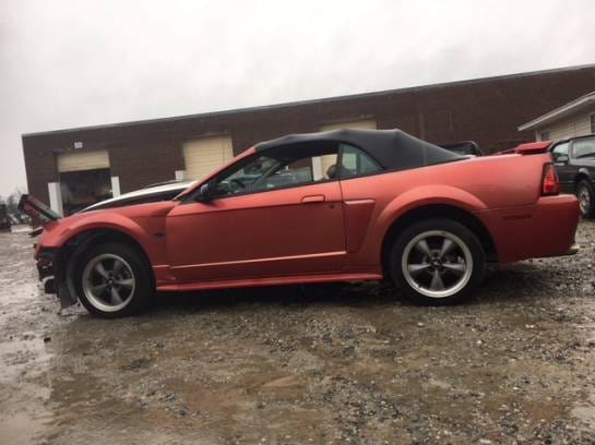 2001 Ford Mustang Red Convertible 