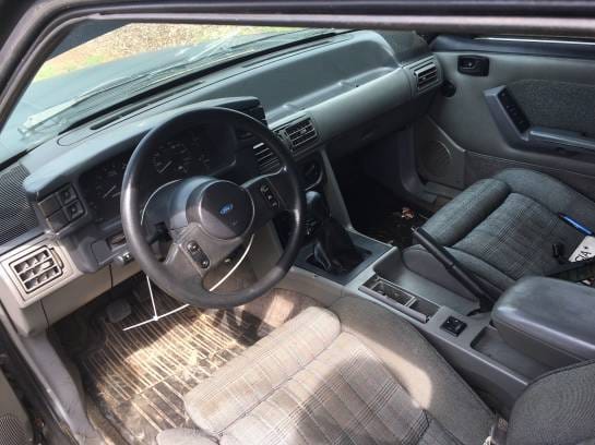 1989 Ford Mustang GT Hatchback - Black Primer thumbnail 6