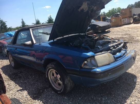 1988 FOR MUSTANG LX CONVERTIBLE, 5.0L V8, Manual transmission